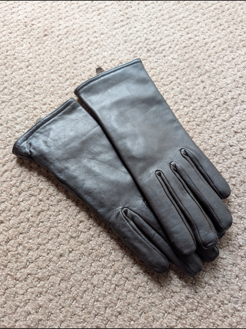 3M Thinsulate Black Leather Women's Gloves Size medium